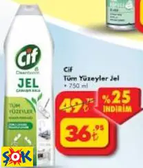 CİF TÜM YÜZEYLER JEL CİF TÜM YÜZEYLER JEL